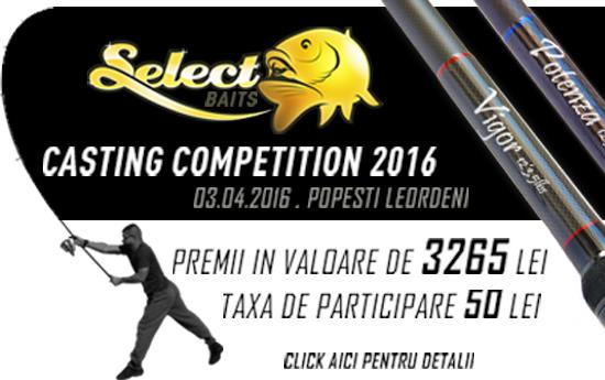 Premii ametitoare pentru cei mai buni aruncatori cu lanseta